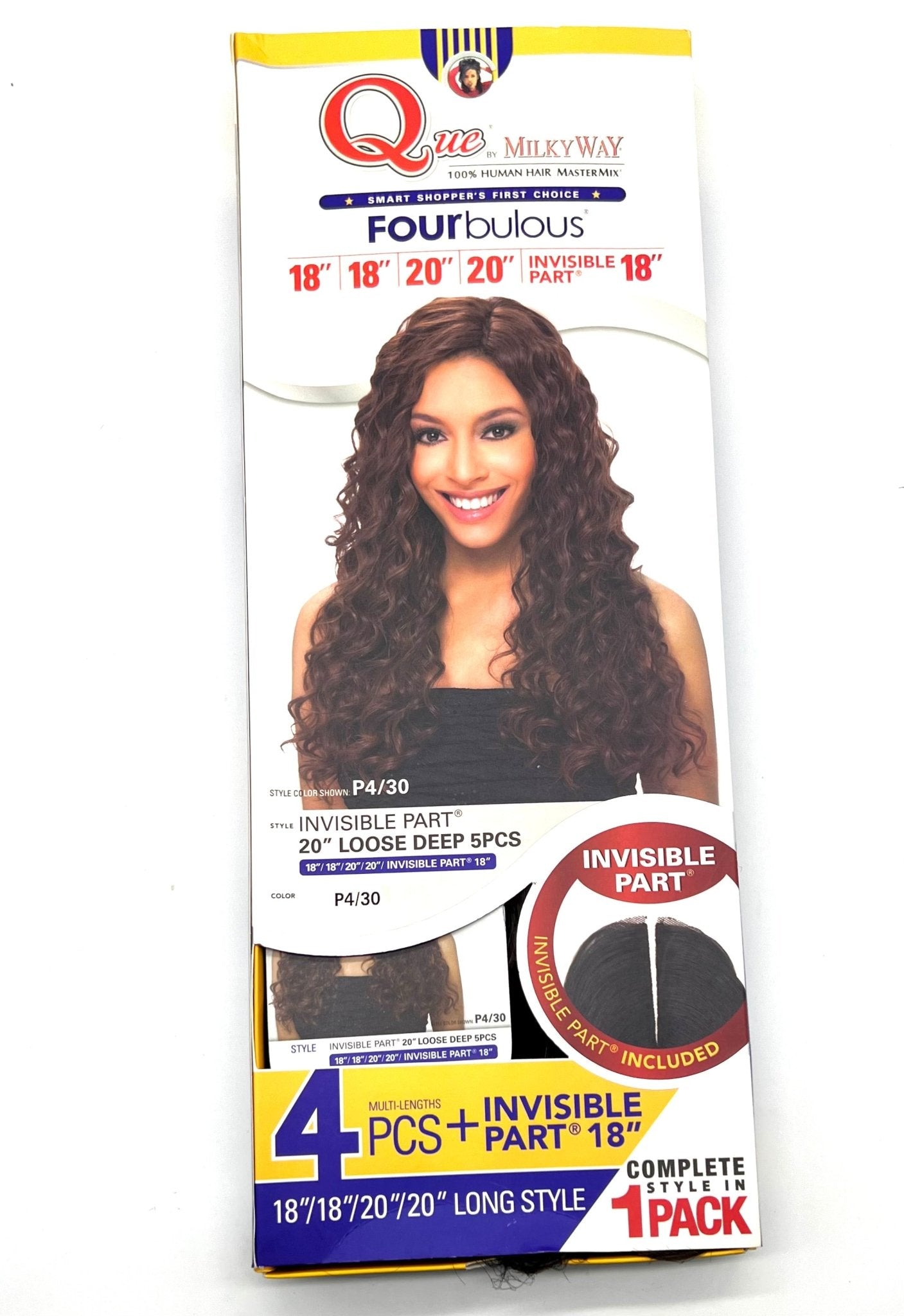 MilkyWay INVISIBLE PART 20'' LOOSE DEEP 5PCS