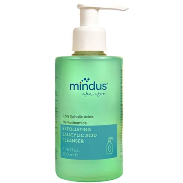Mindus Exfoliating Salicylic Cleanser for Clearer Skin 200 ml