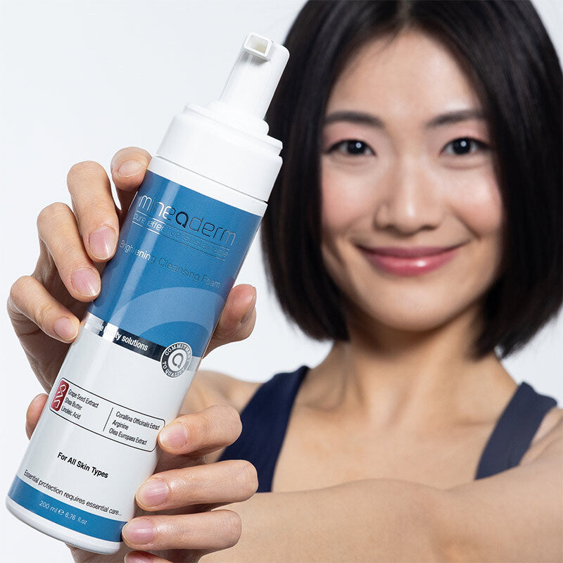 Mineaderm Brightening Cleansing Foam for Radiant Skin 200 ml