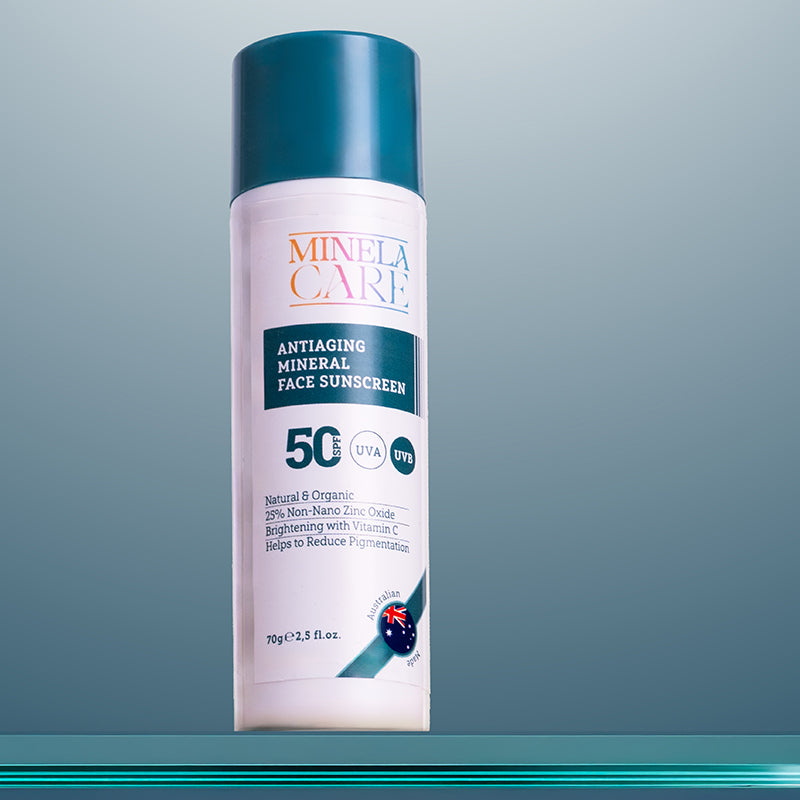 Minela Care Anti-Aging Mineral SPF50+ Face Sunscreen 70g