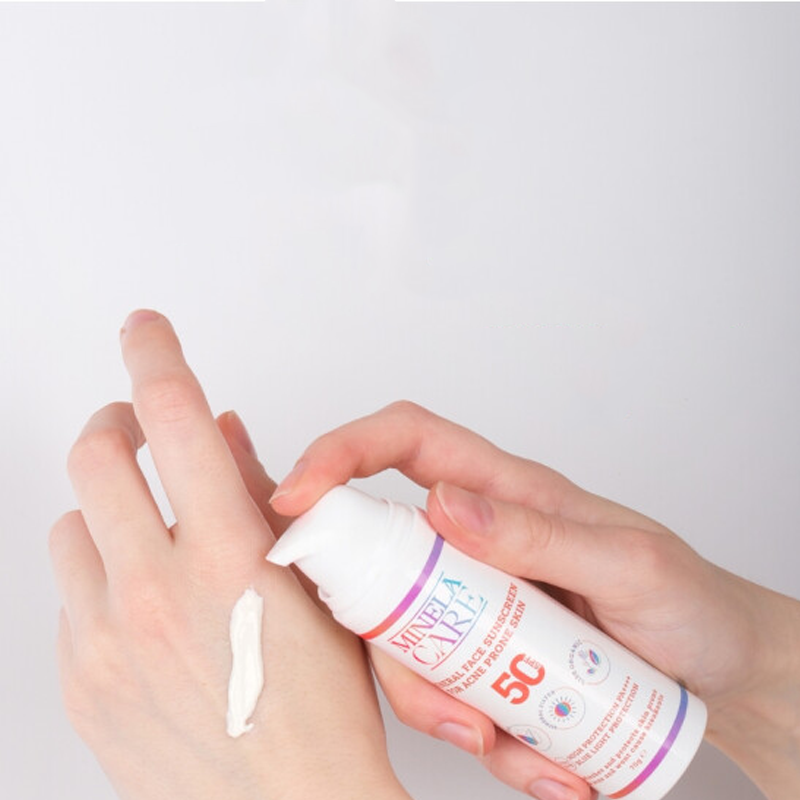 Minela Care SPF 50 Mineral Sunscreen for Uneven Skin 70g