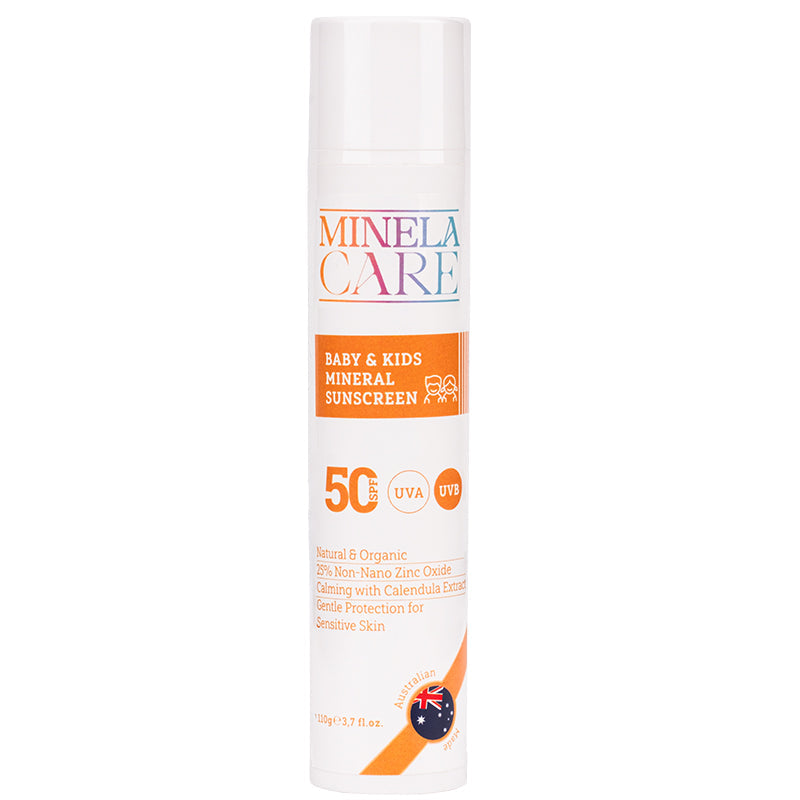 Minela Care SPF 50 Baby & Kids Mineral Sunscreen 110g