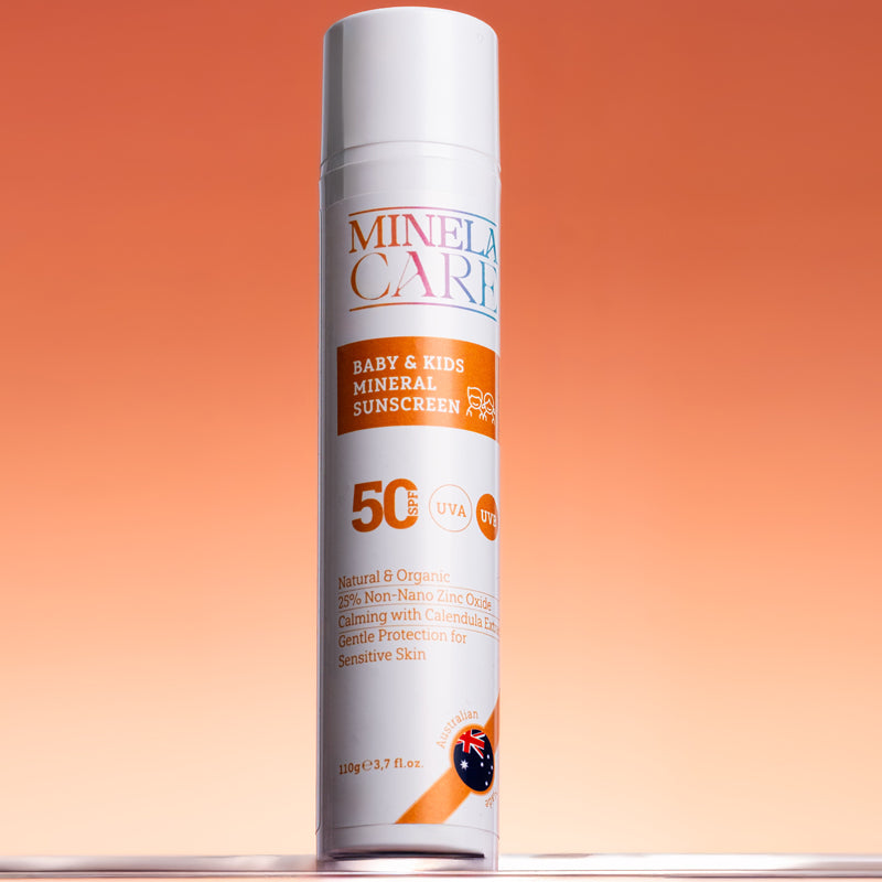 Minela Care SPF 50 Baby & Kids Mineral Sunscreen 110g