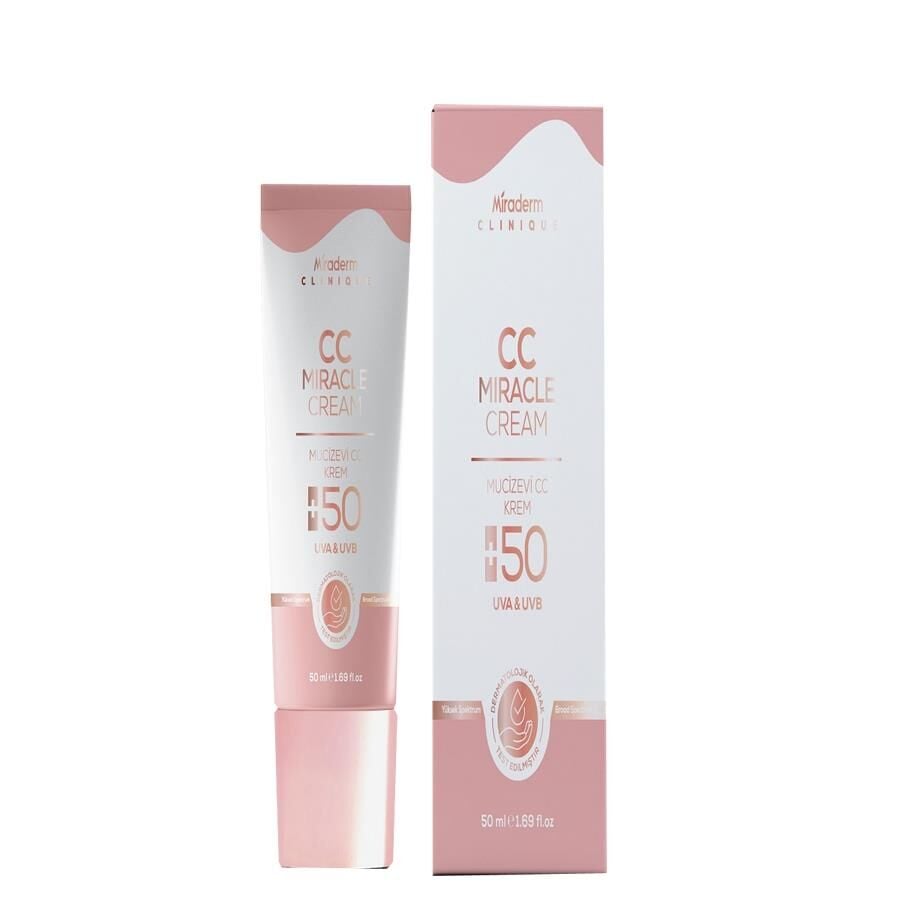 Miraderm Miracle CC Cream SPF 50+ Color Correcting Balm 50ml