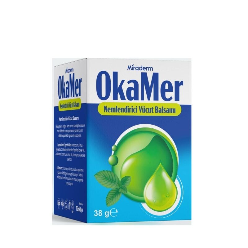 Miraderm OkaMer Moisturizing Body Balm for Dry Skin 38g