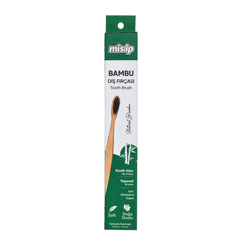 Mis Ip Bamboo Toothbrush Soft Bristles for Gentle Cleaning 1 Count