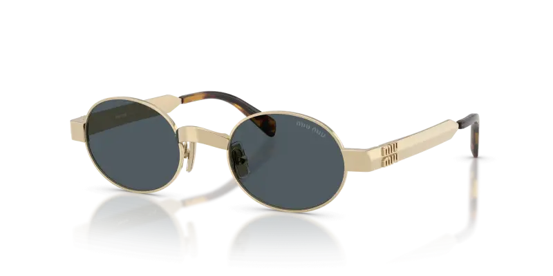 Miu Miu 0MU B51S ZVN70B Round Frame Women's Sunglasses 47mm