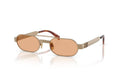 Miu Miu 0MU B52S Women's Sunglasses with Oval Frame 52mm