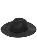 Faux Suede Rope Strap Hat