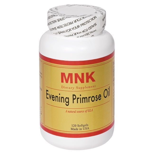 Mnk Evening Primrose Oil Dietary Supplement 120 Softgels