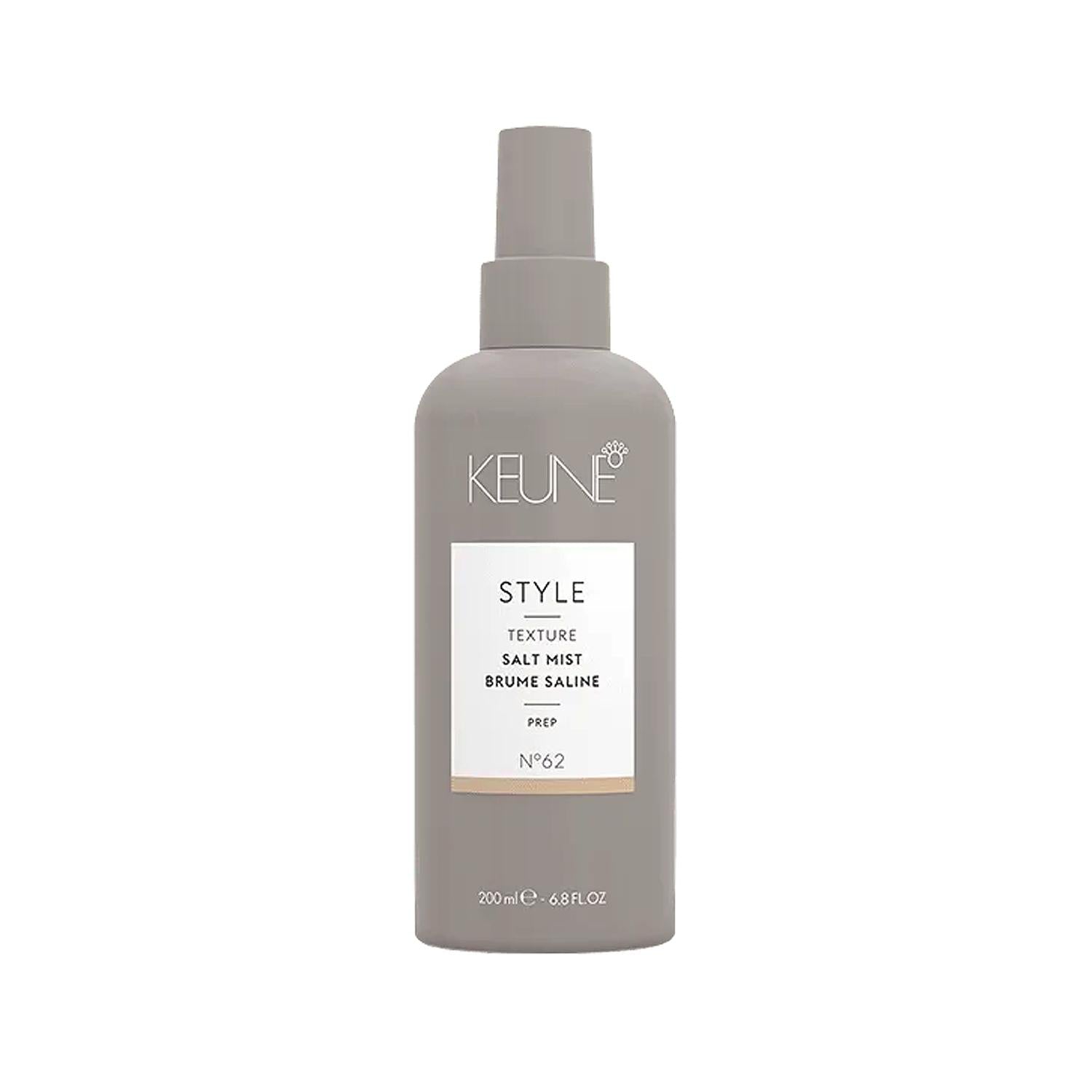 Keune Style Salt Mist: Achieve Effortless Beach Waves with this Texturizing Sea Salt Spray - 200ml
