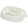 Moderna Slomo Slow Feeder Dog Bowl White 950 ml