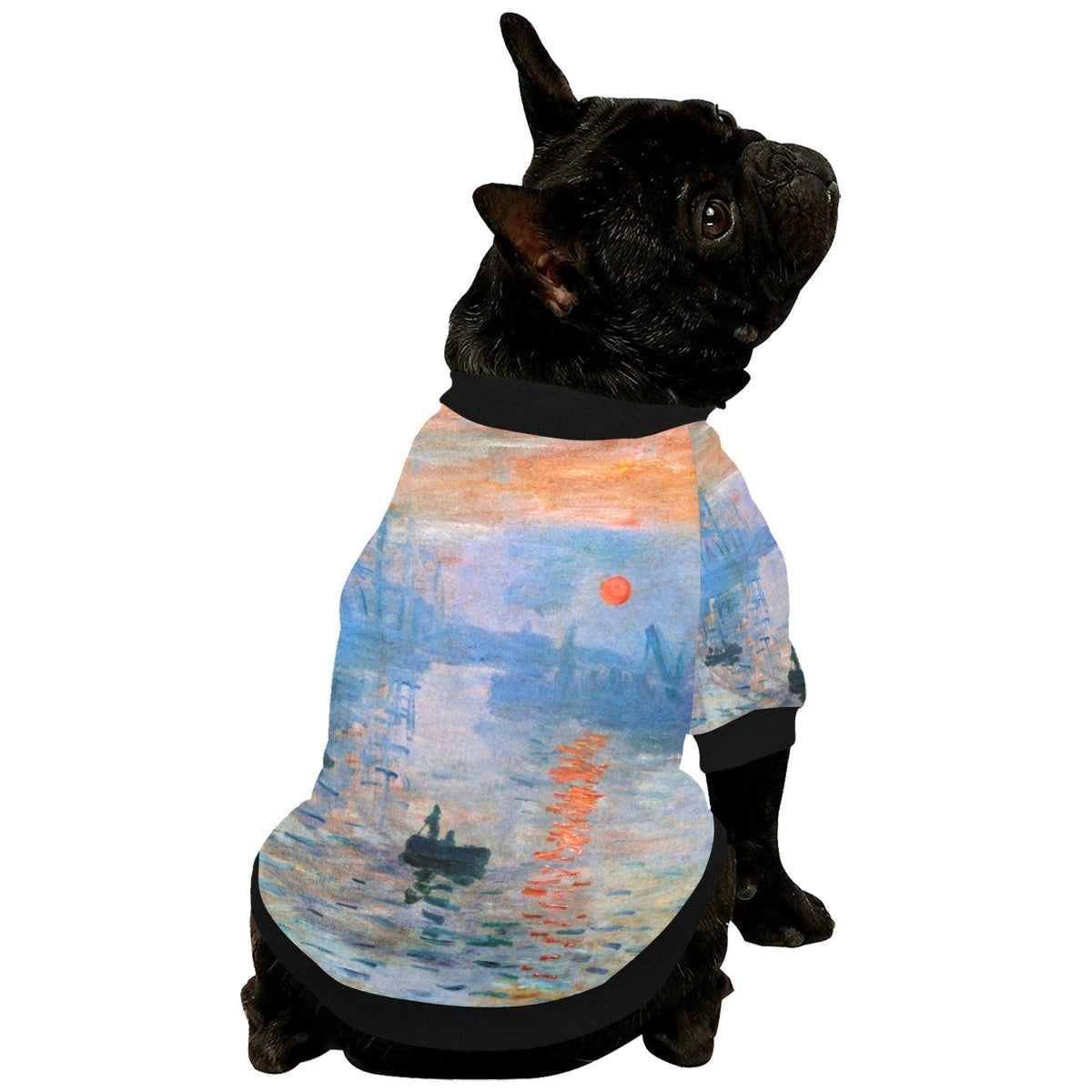 Monet Impression, Sunrise Round Neck Shirt