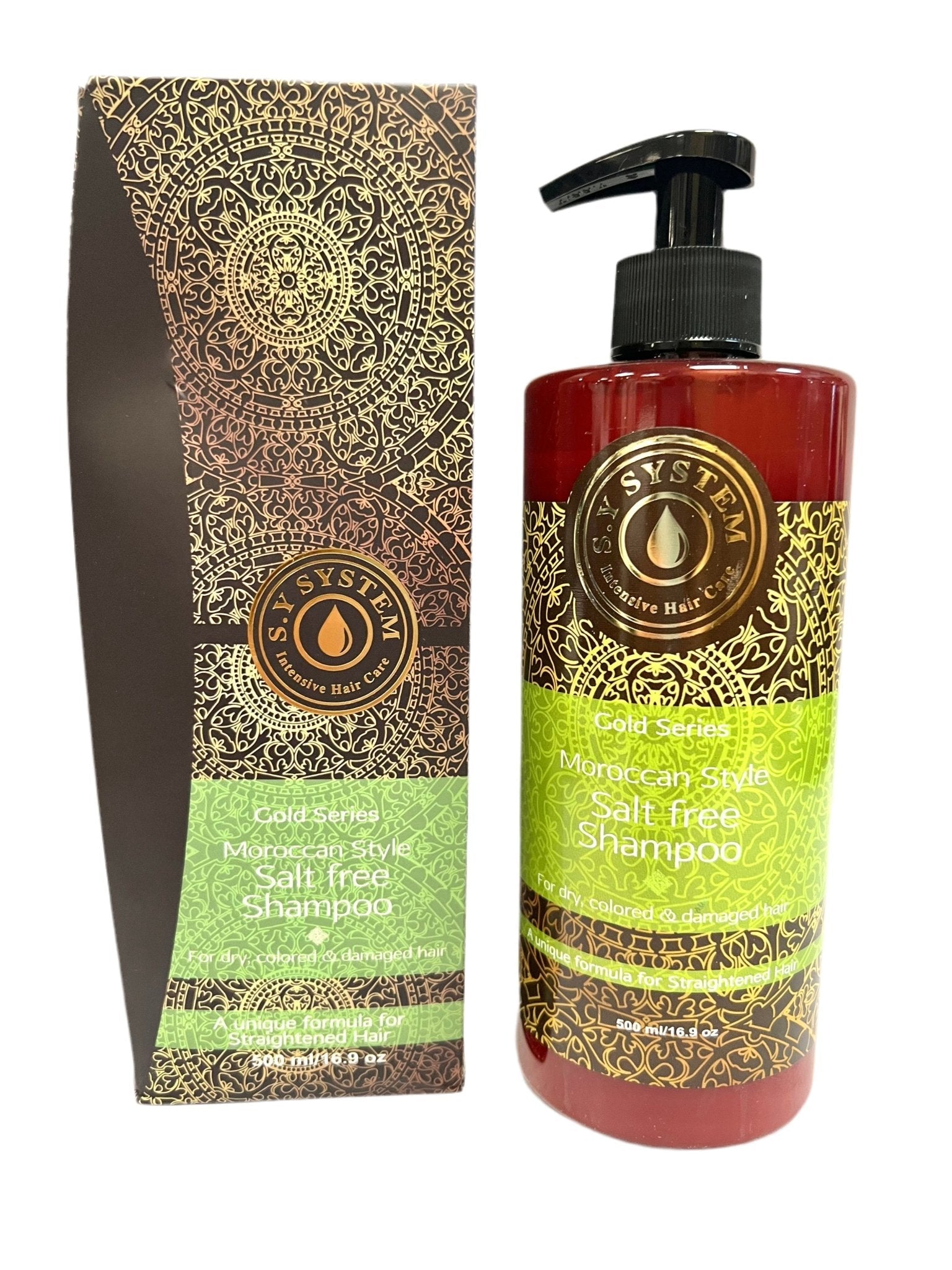 Moroccan Gold Series Salt-Free Shampoo Hair Care 16.9 oz