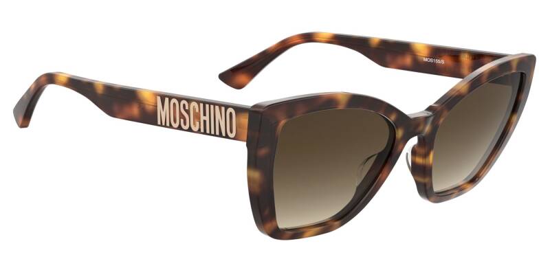 Moschino MOS 155/S Brown Gradient Women's Sunglasses 55mm