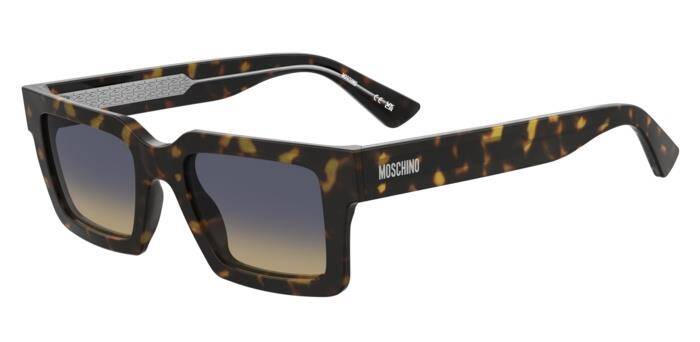 Moschino MOS 214/S Unisex Rectangular Sunglasses 52mm