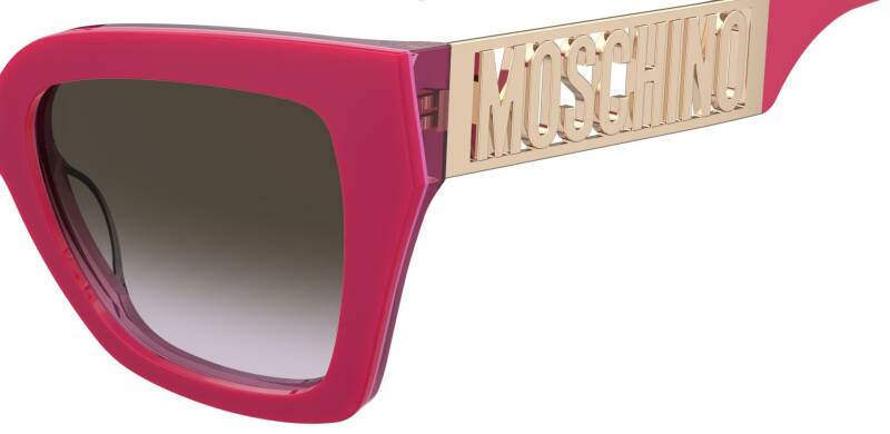 Moschino MOS161/S Brown Violet Gradient Square Sunglasses