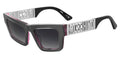 Moschino Dark Grey Shaded Women's Sunglasses 53mm