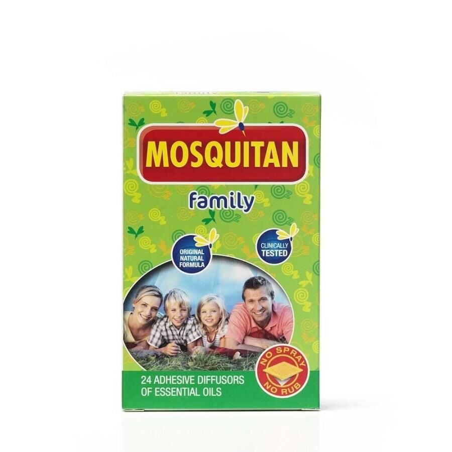 Mosquitan Family Essential Oil Adhesive Diffusors 24 Count