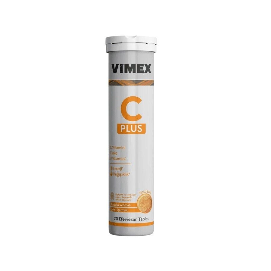 Vimex C Plus Vitamin C D, 20 Tablets