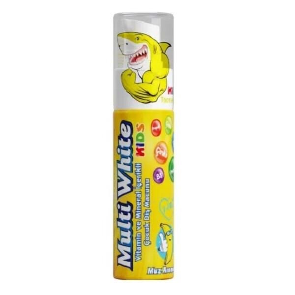 Multi White Banana Flavored Kids Toothpaste for Gentle Care 50ml