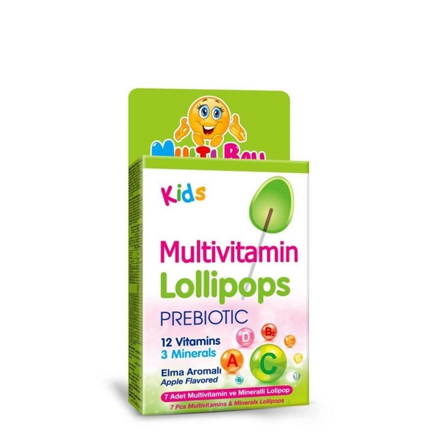 Multiball Lolipop Kids Multivitamin & Prebiotic Pops 5 Count