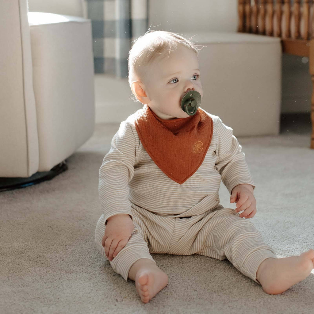 Stormy Muslin Bandana Bibs Set (4-Pack)