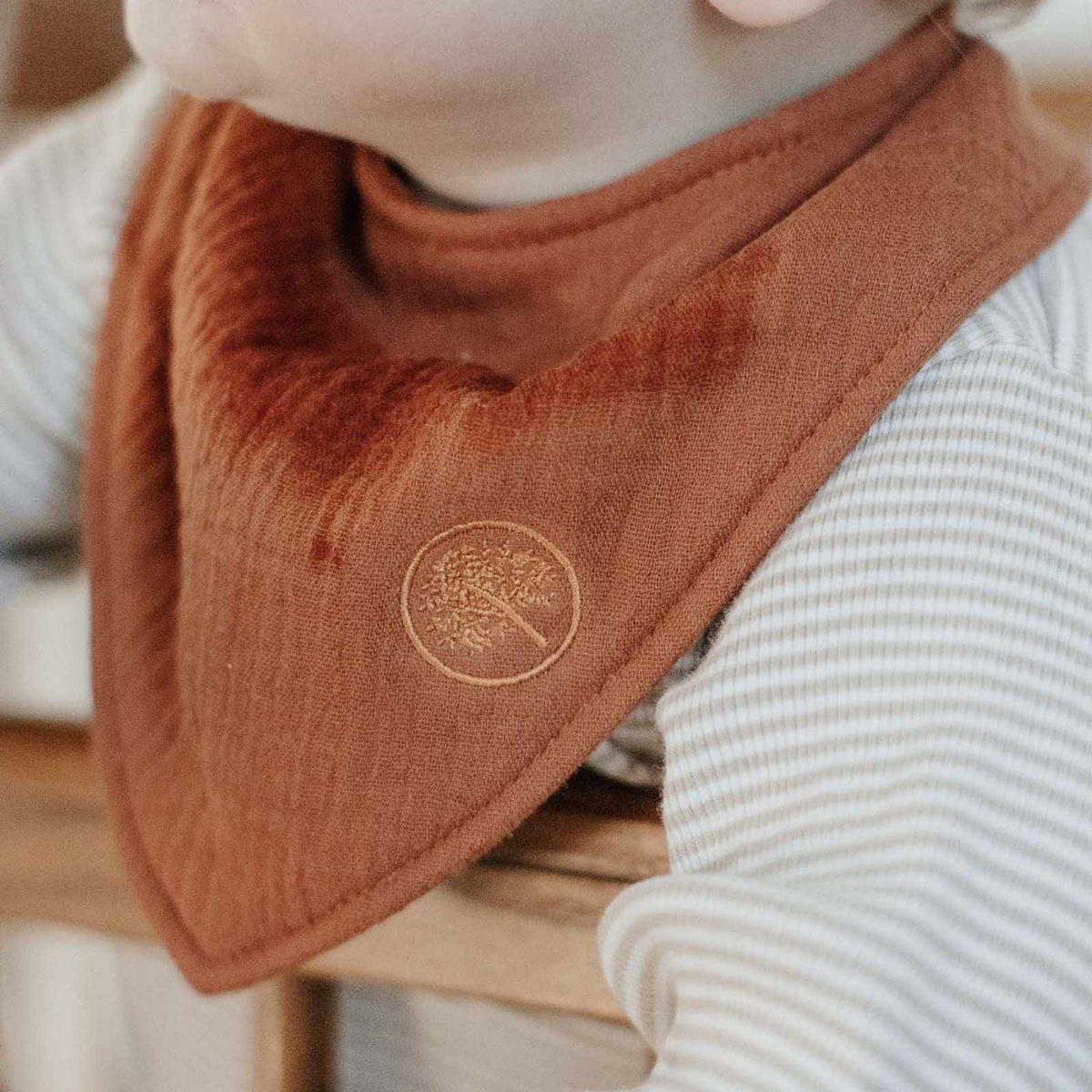 Rose Muslin Bandana Bibs Set (4-Pack)