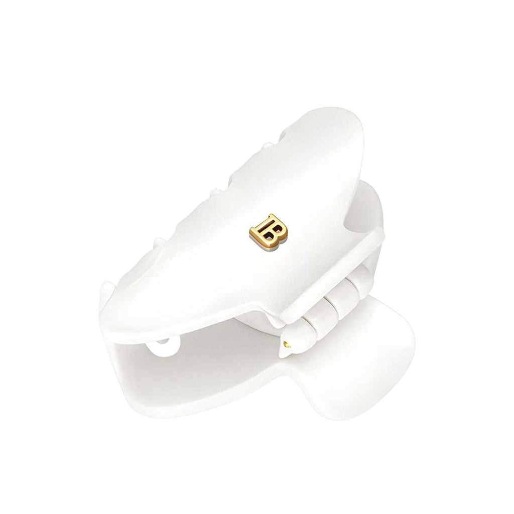 Balmain Cellulose Acetate Pince à Cheveux Small White Hair Clip