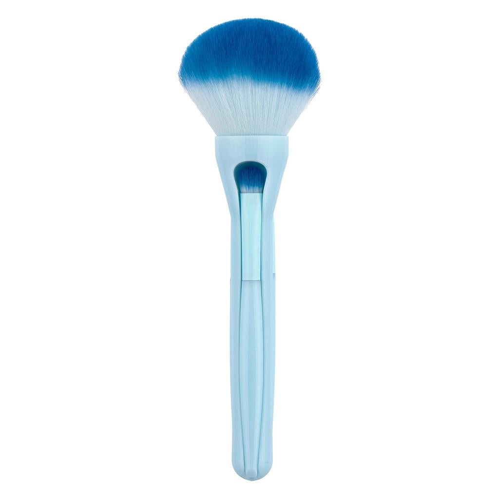 Eklips 4-Piece Makeup Brush Set Blue for Face and Eyes