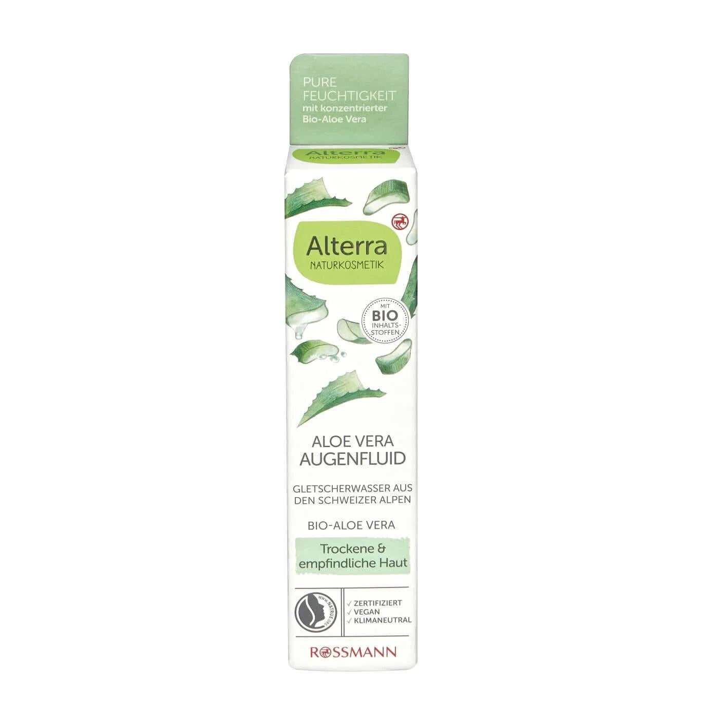 Alterra Organic Aloe Vera & Glacier Water Eye Gel 15 ml