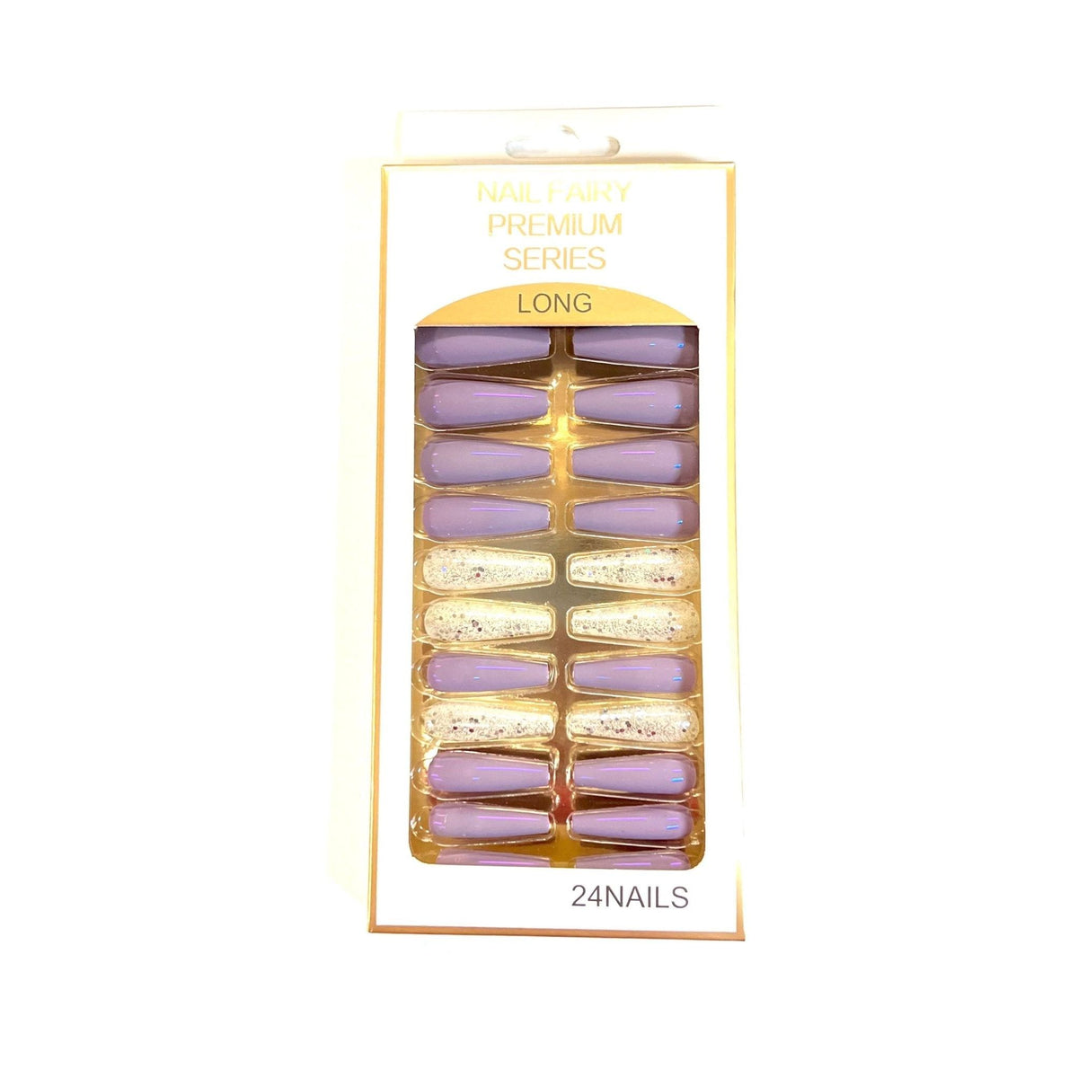 Nail Fairy Premium Series Long Glitter Tip