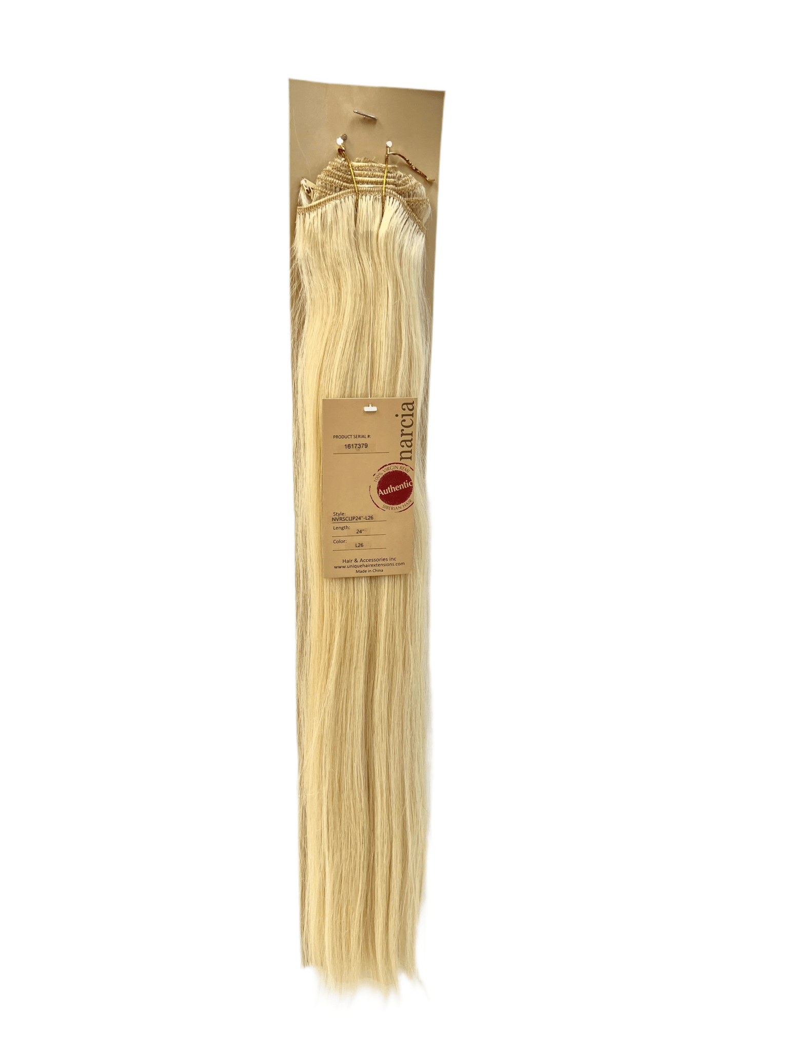 Narcia Remy Siberian - Clip On - 24"