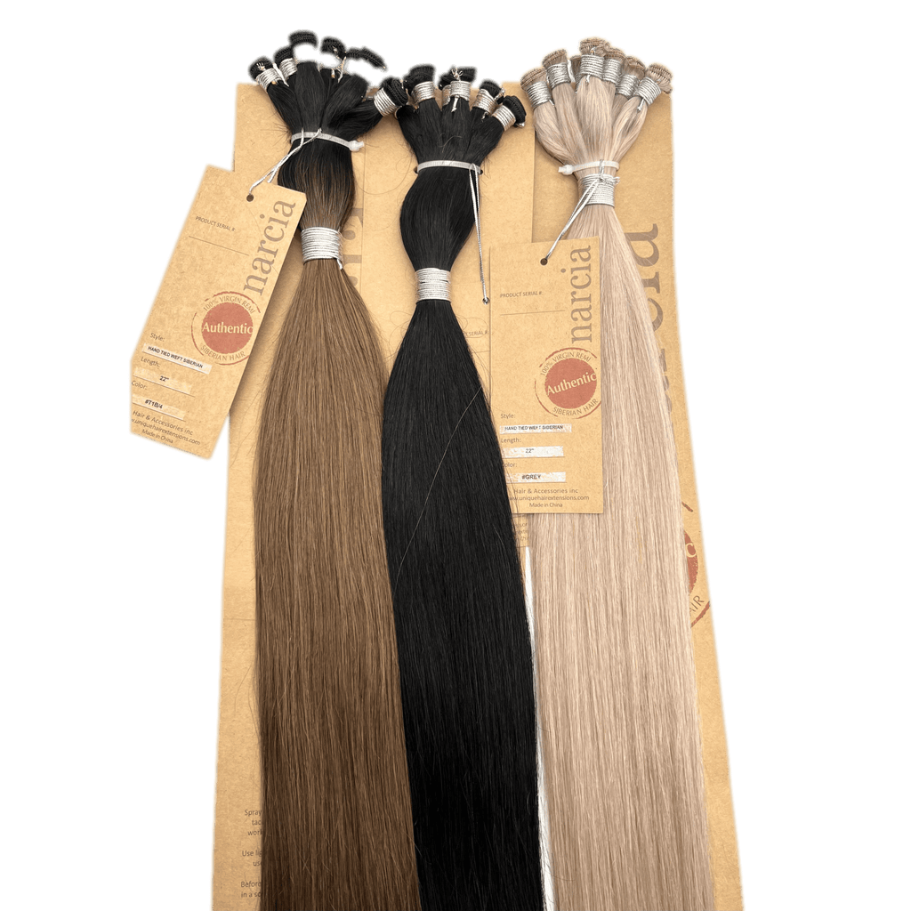 Narcia Remy Siberian Hand Tied Weft Hair Extensions (100g) - Choose Length