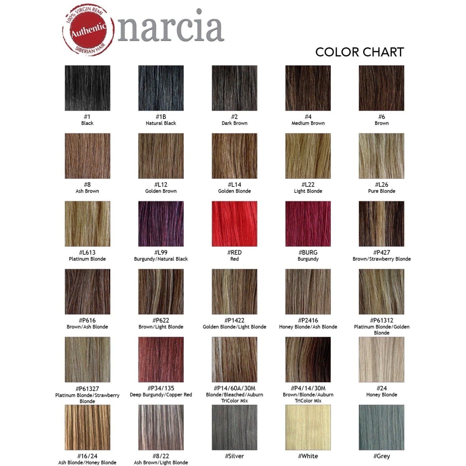 Narcia Remy Siberian - Micro Ring - 24"