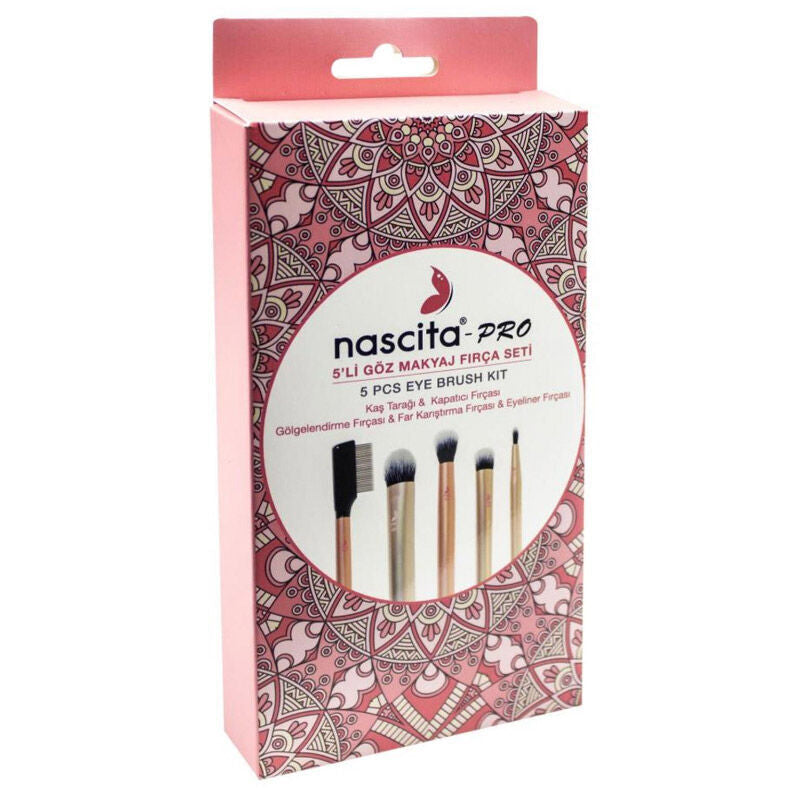Nascita 5-Piece Eye Makeup Brush Set for Seamless Blending
