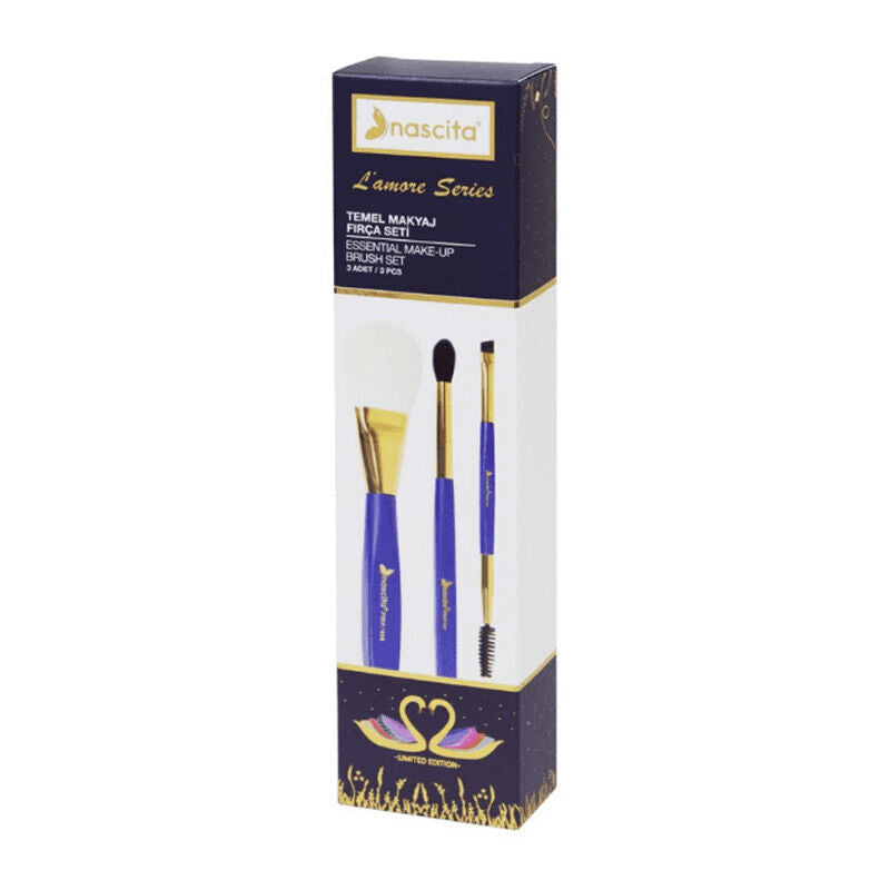 Nascita Lamore Series Essential Makeup Brush Set 106 3 Pieces