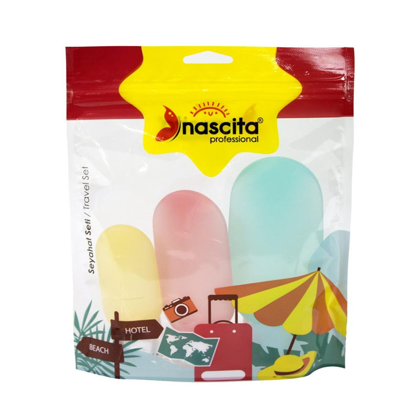 Nascita Travel Size Bottle Set for Toiletries 3-Piece Set