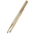 Nascita Gold Slant Tip Tweezers for Precise Grooming