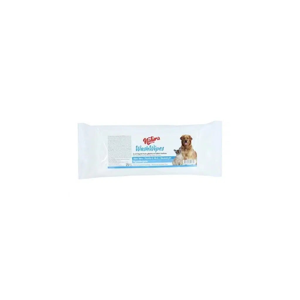 Pawise Natura WashWipes Waterless Grooming Towels 25 Count