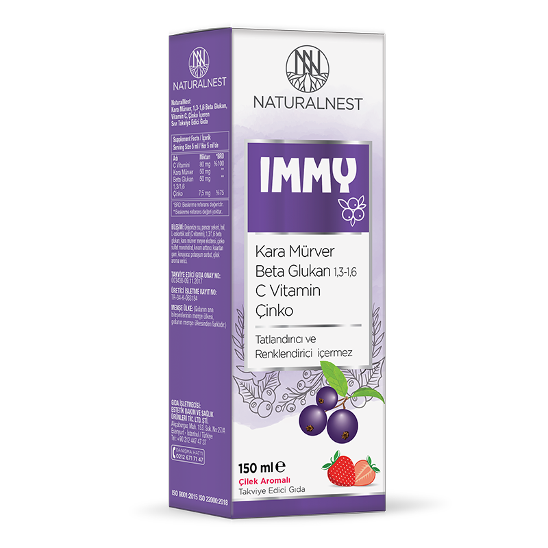 Naturalnest Immy Strawberry Supplement with Vitamin C 150 ml