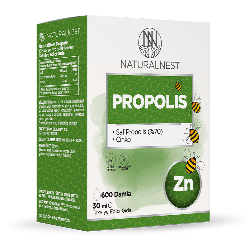 Naturalnest Propolis and Zinc Liquid Supplement 30 ml