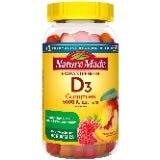 Nature Made Extra Strength Vitamin D3 5000 IU Gummies, 200 ct BB 05/26