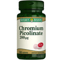 Nature's Bounty Chromium Picolinate 200 mcg 100 Tablets