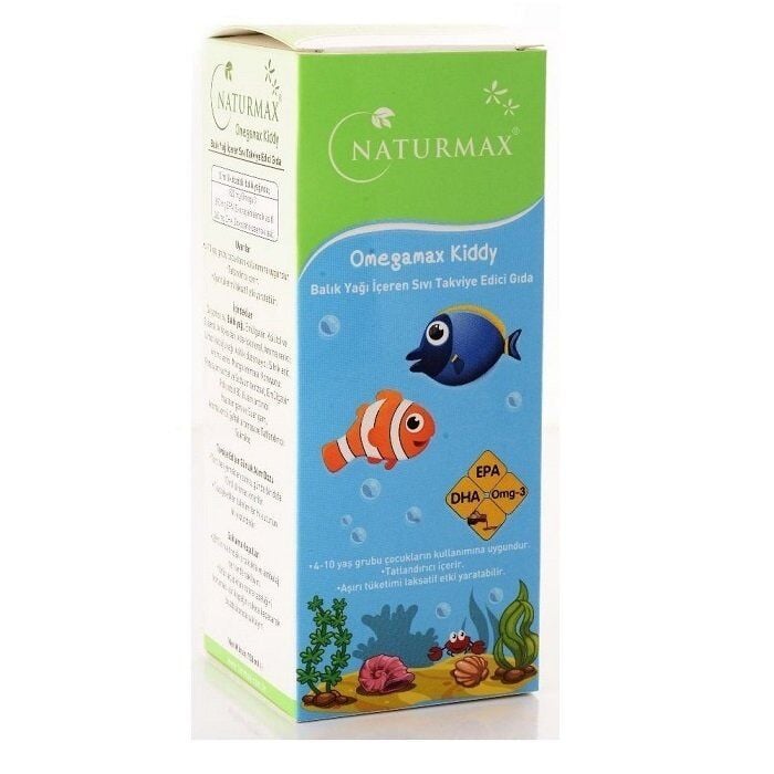 Naturmax Omegamax Kiddy Syrup Omega-3 Support 150ml