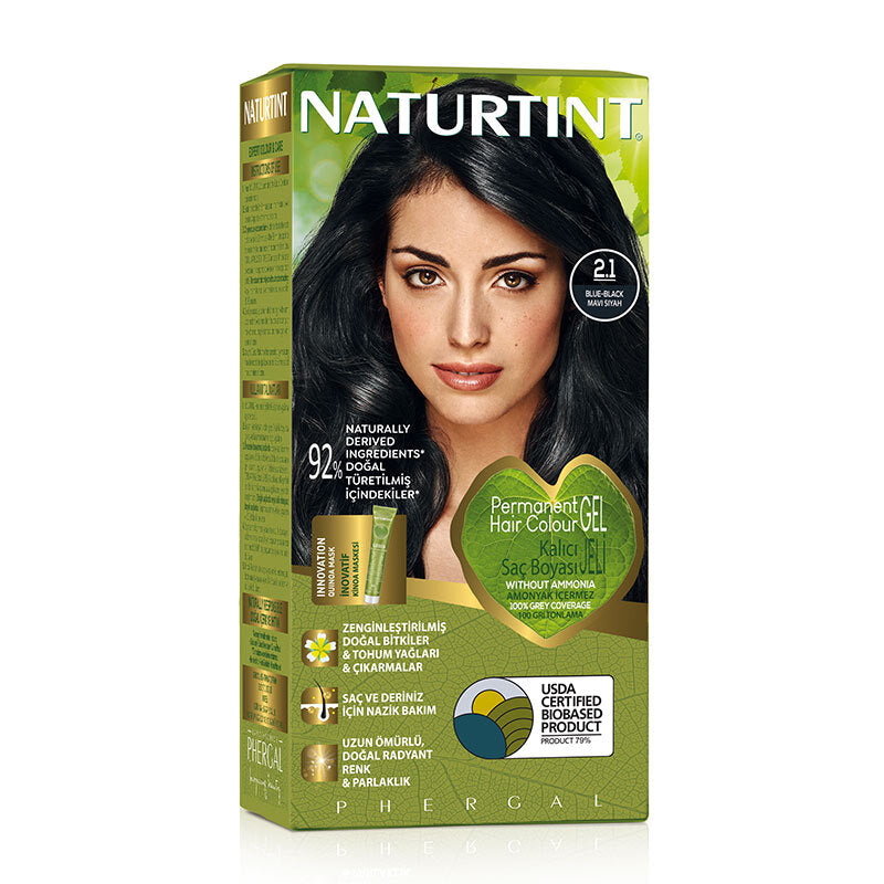 Naturtint Permanent Hair Color 2.1 Blue Black 170ml