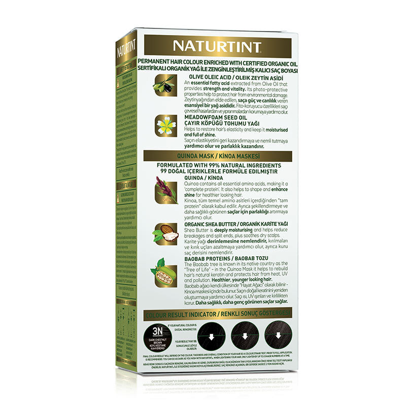 Naturtint Permanent Hair Color 3N Dark Brown 170ml