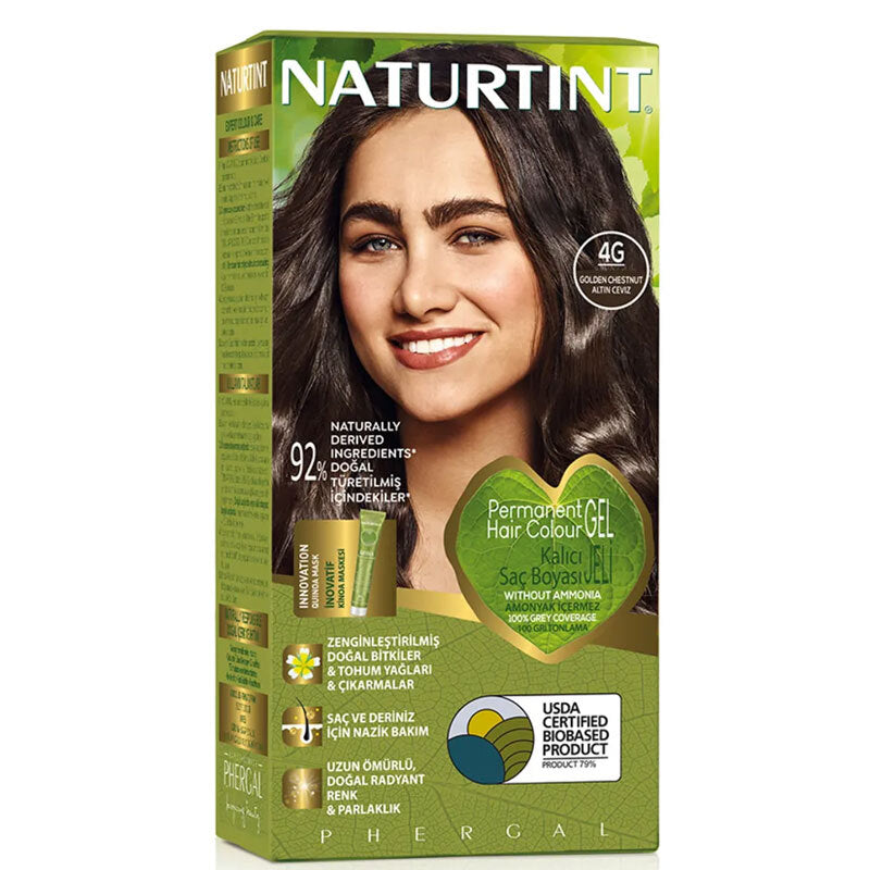 Naturtint Permanent Hair Color 4G Golden Chestnut 170ml