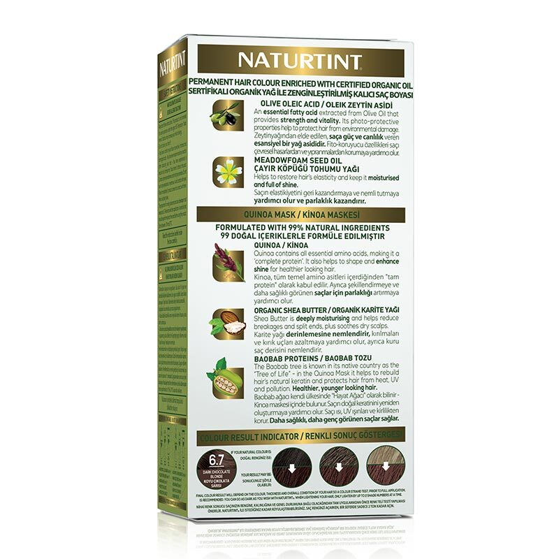 Naturtint Permanent Hair Color 6.7 Light Chocolate 170ml
