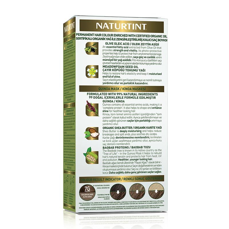 Naturtint Permanent Hair Color 7G Golden Blonde 170ml